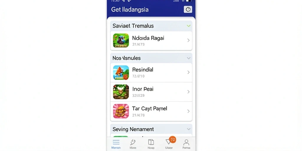 Tampilan grafis yang cerah dan penuh warna dalam permainan.