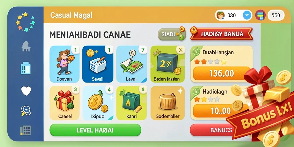 Sistem reward yang memuaskan bagi pemain.