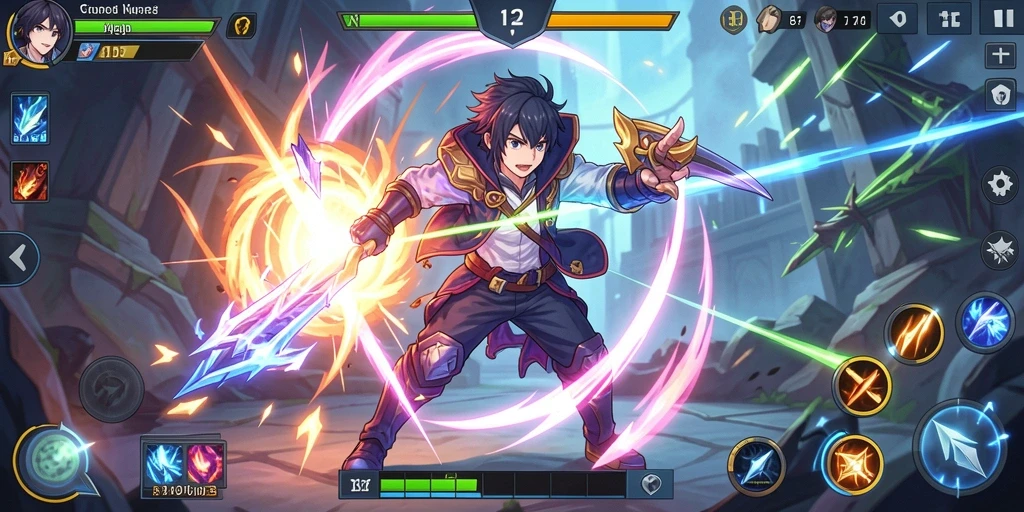 Screenshot fitur sosial untuk berteman dalam game.